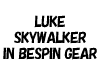 LUKE SKYWALKER IN BESPIN GEAR