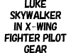 LUKE SKYWALKER IN X-WING FIGHTER PILOT GEAR